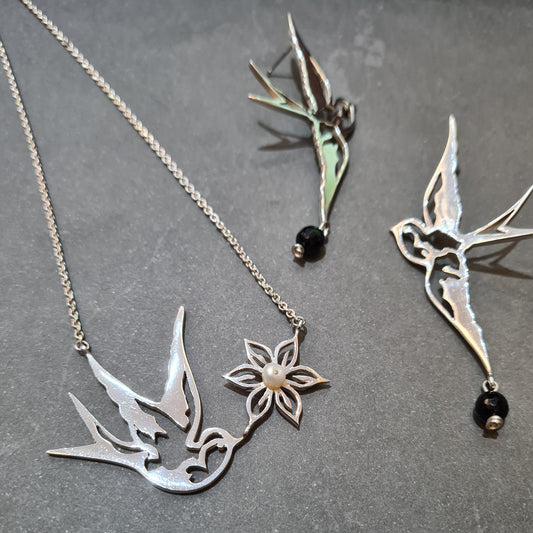 Swooping Swallow Earrings