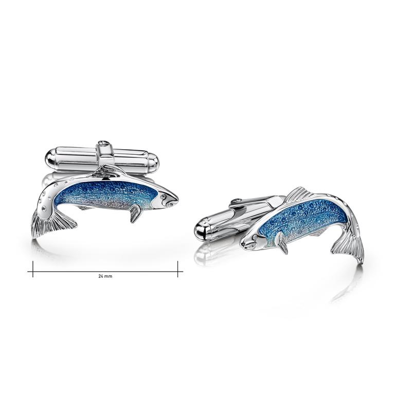 Salmon Cufflinks