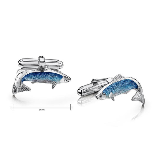 Salmon Cufflinks