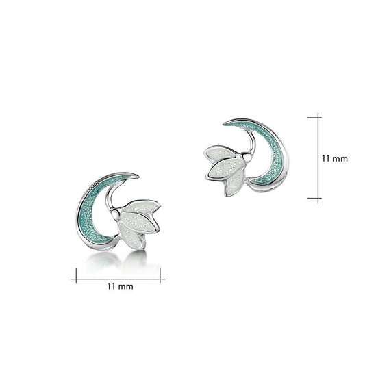 Snowdrop Stud Earrings