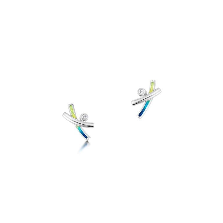Wild Grasses Small Stud Earrings