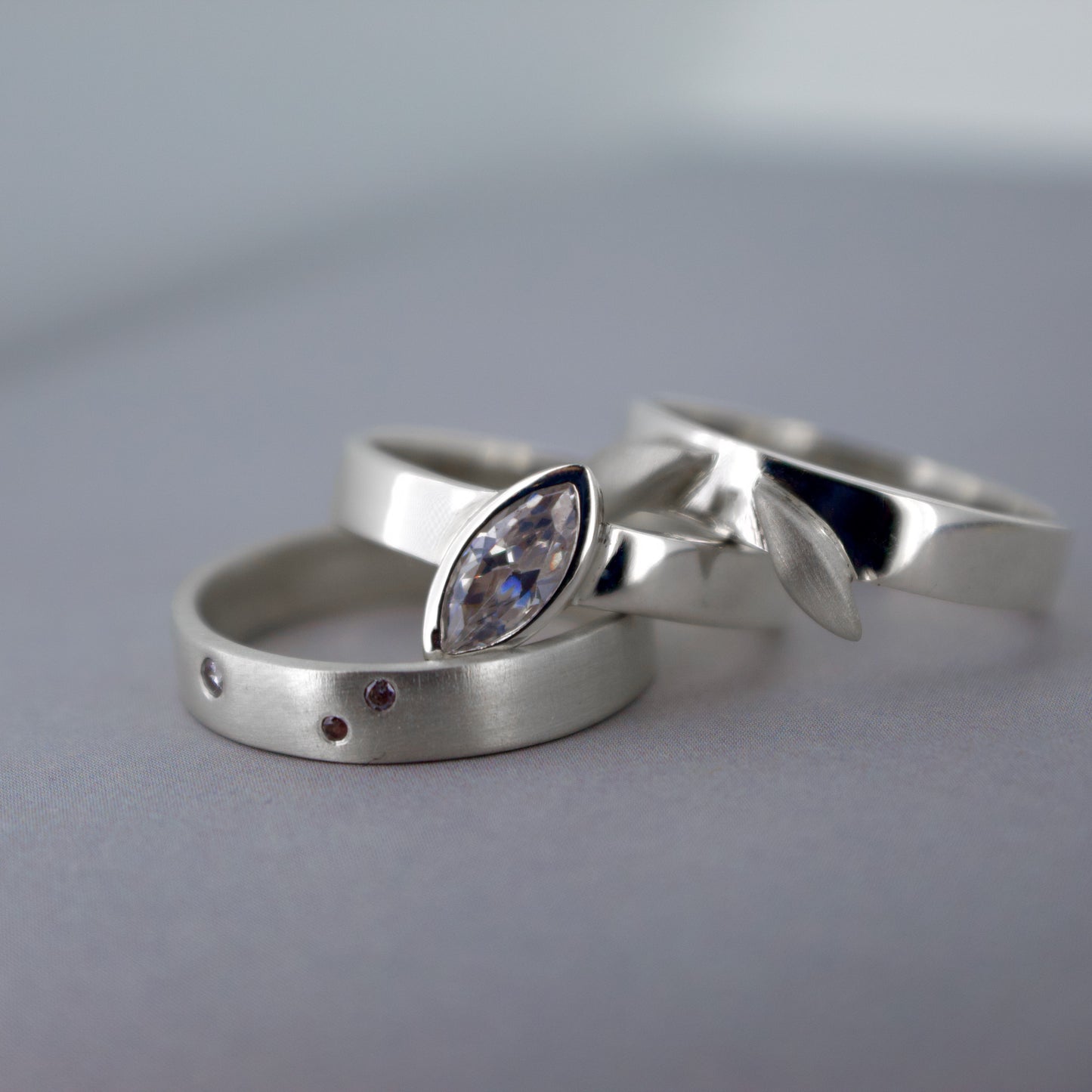 'Botany' Stacking Ring Set