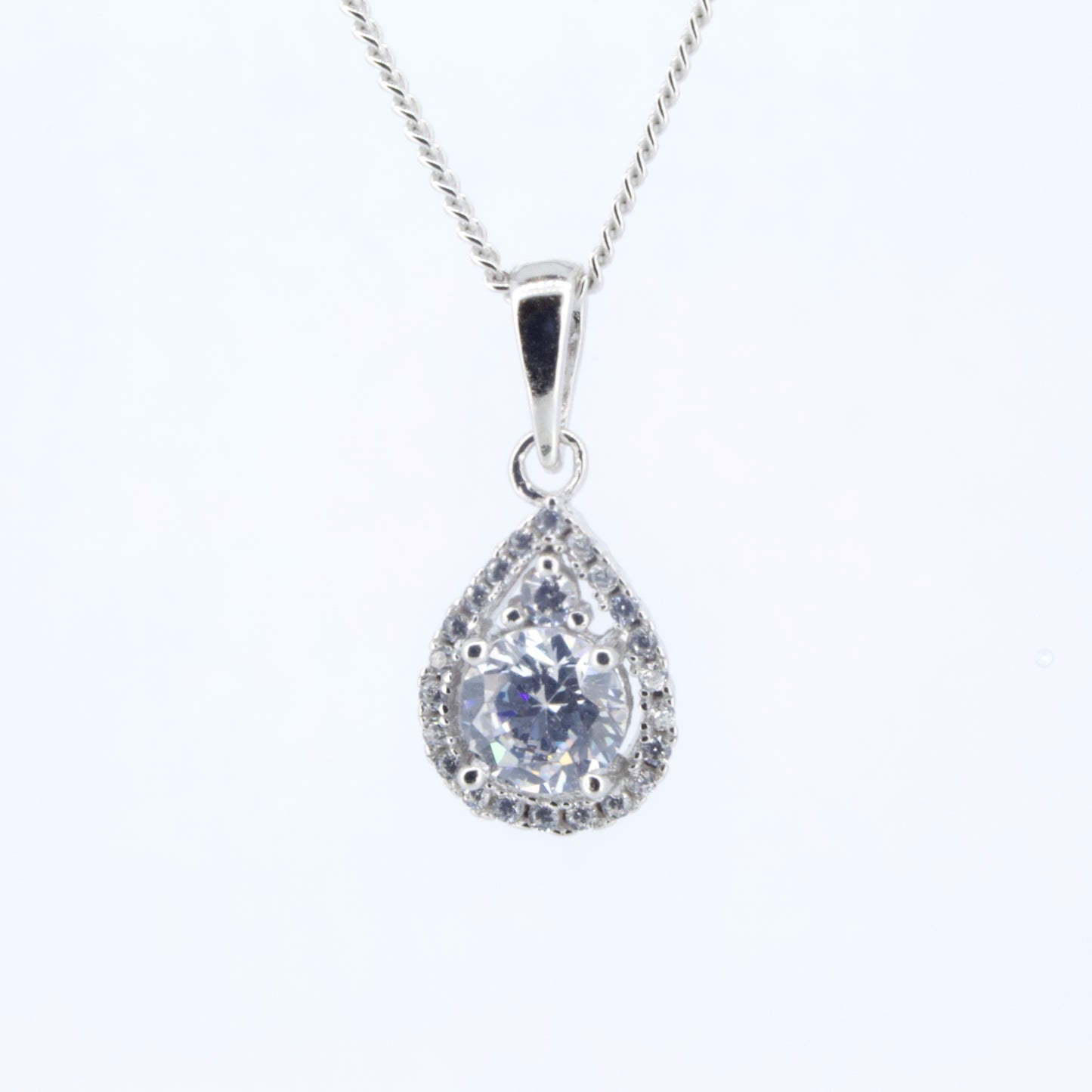Silver CZ Pendant