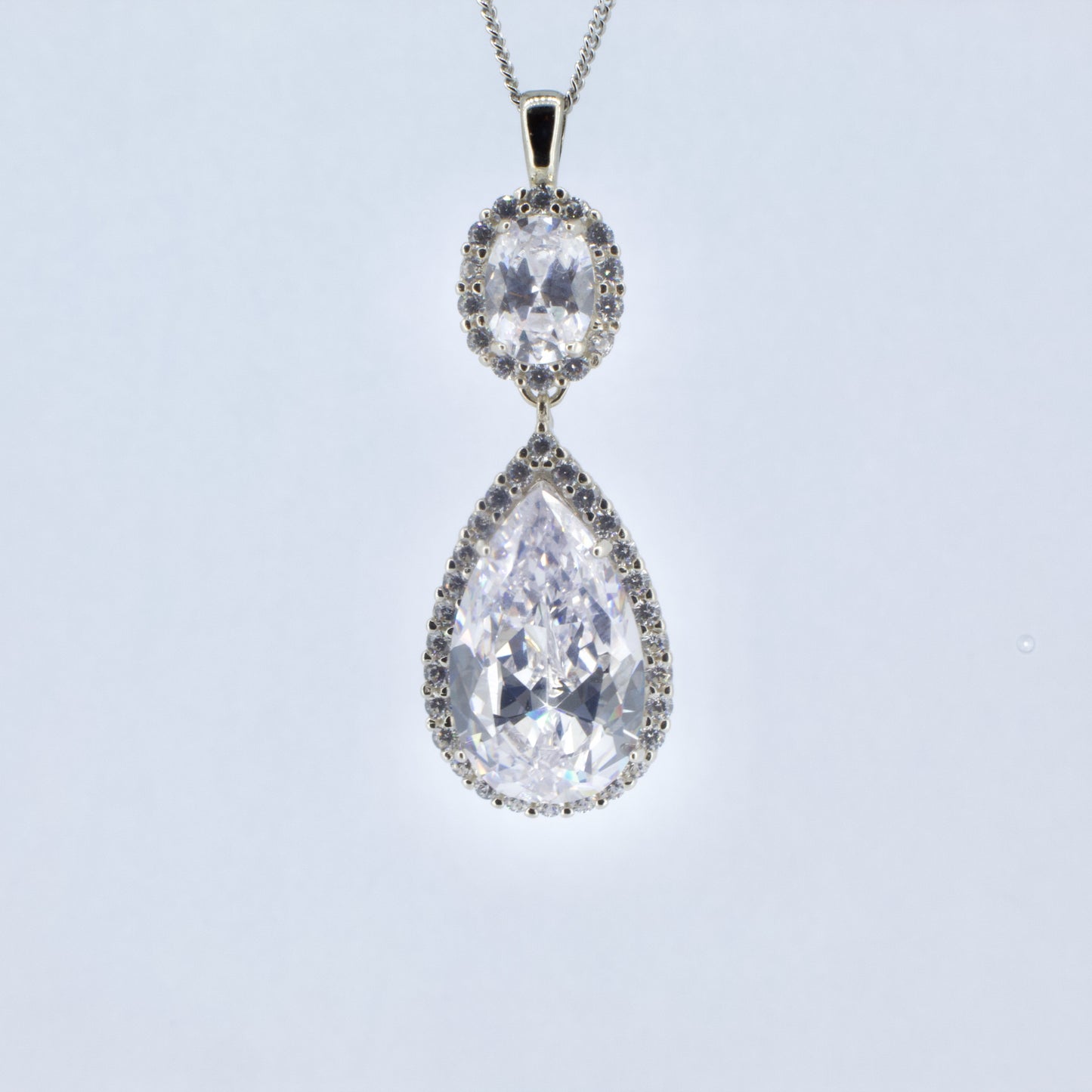 Large CZ Pendant