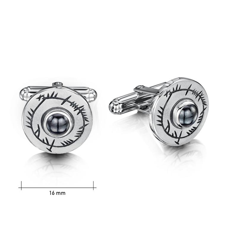Ogham Script Cufflinks