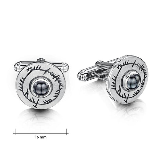 Ogham Script Cufflinks