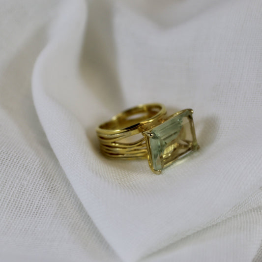 Amethyst Statement Ring