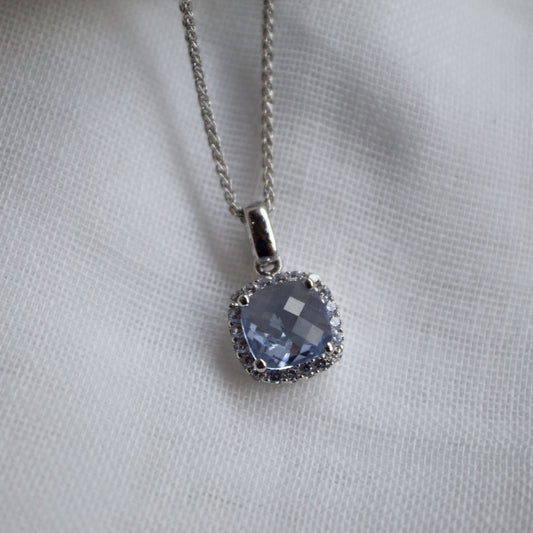 Blue Square Pendant