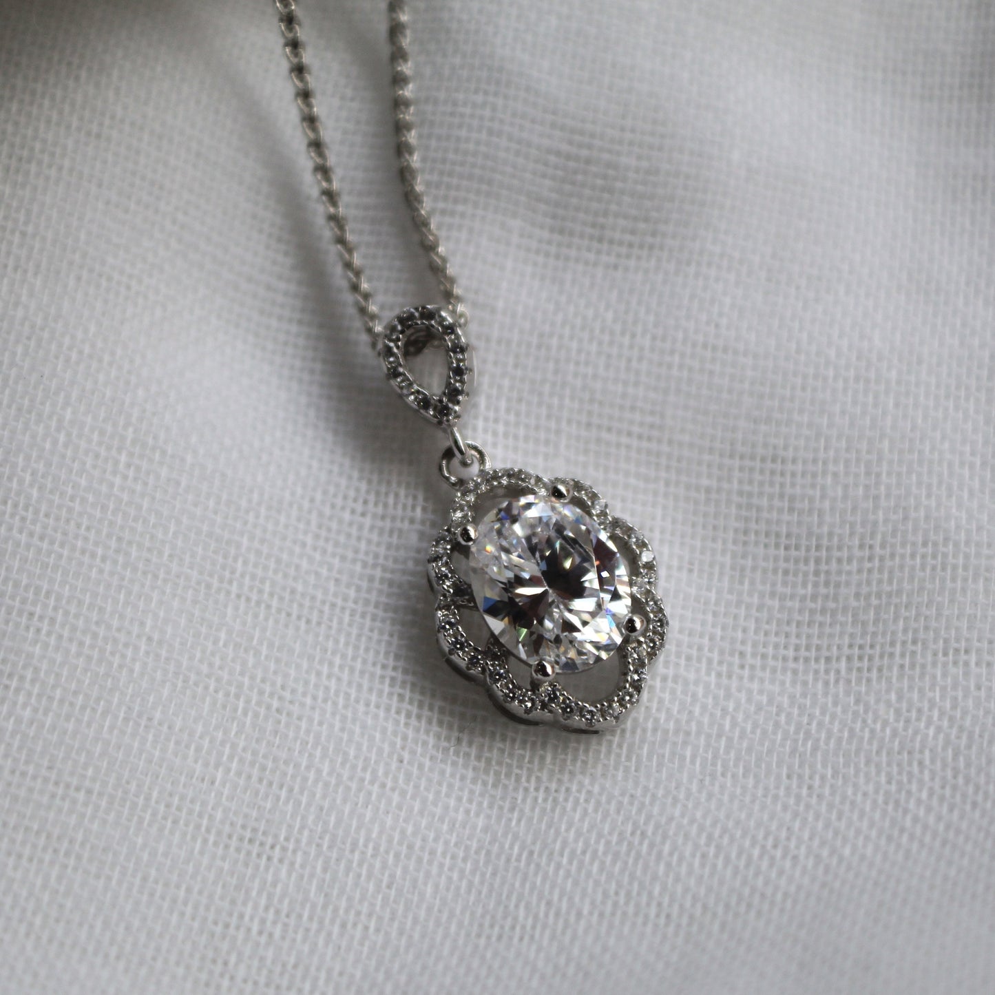 Flower Drop Pendant