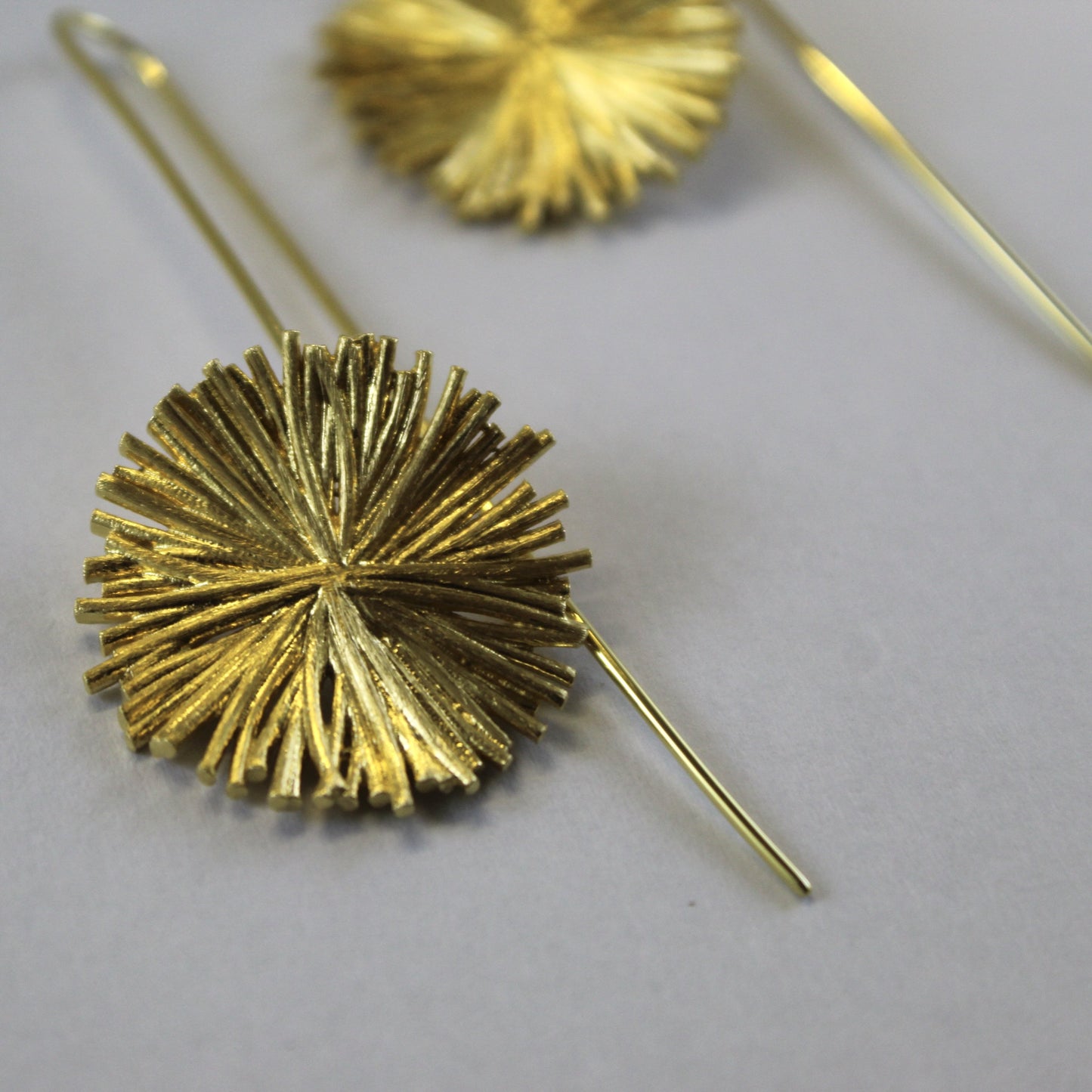 Sun Burst Drop Earring