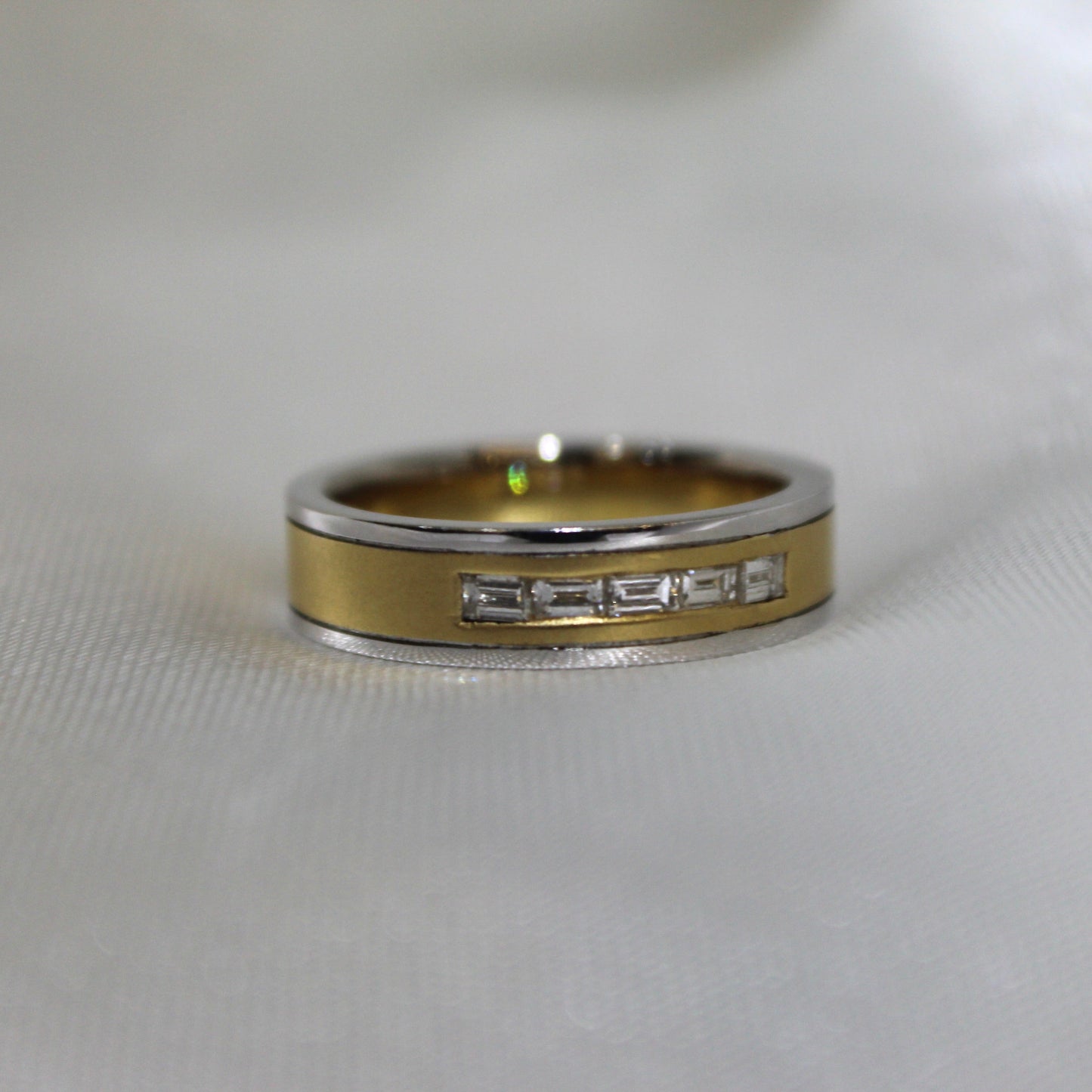 Diamond Gold Wedding Band