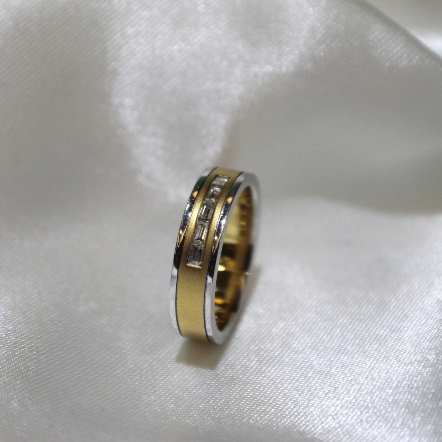 Diamond Gold Wedding Band