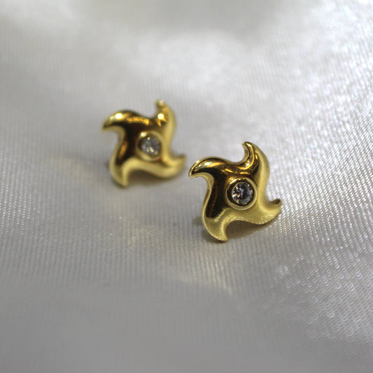 Gold Star Studs