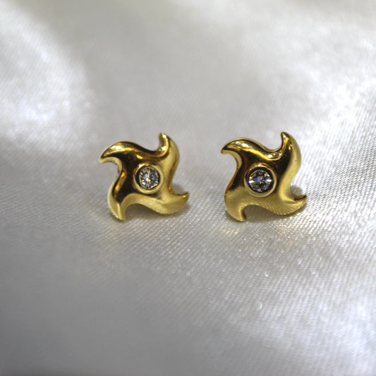 Gold Star Studs