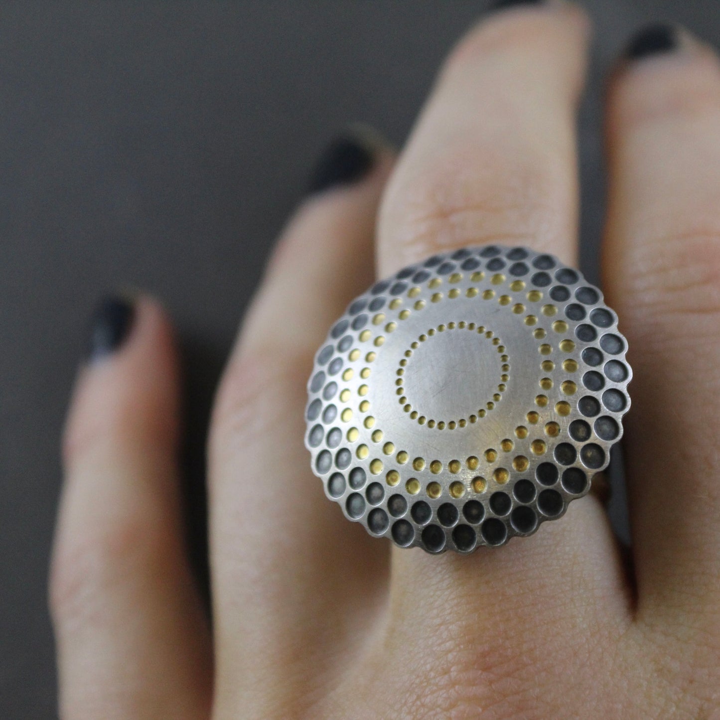 Statement Mandela Silver Ring