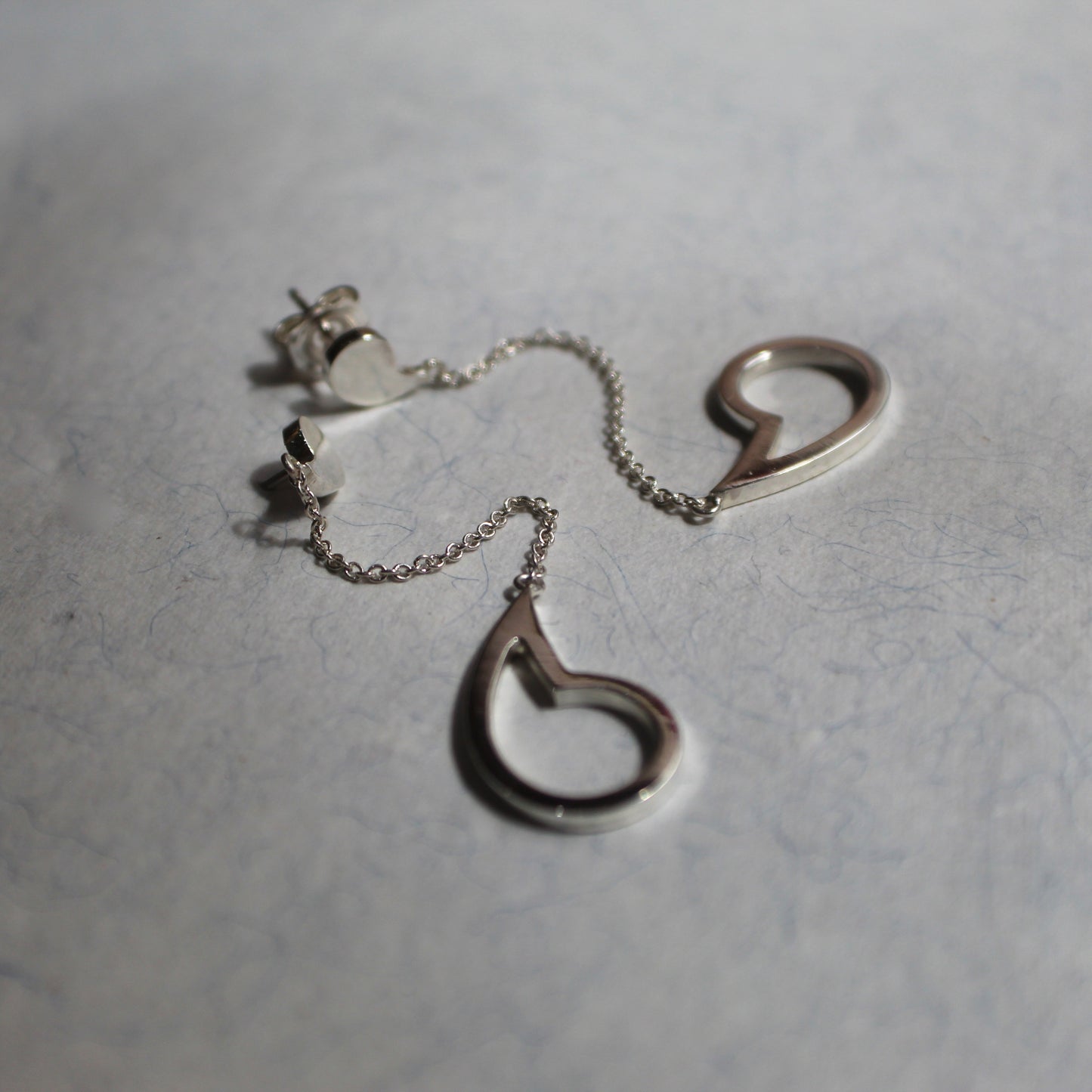 "You Said" Chain Drop Earrings Small