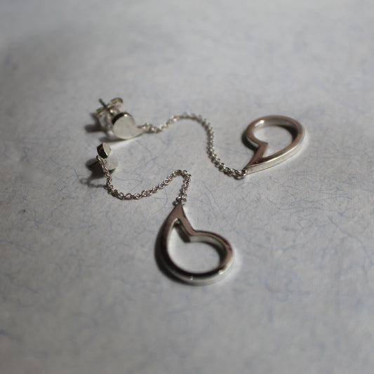 "You Said" Chain Drop Earrings Small