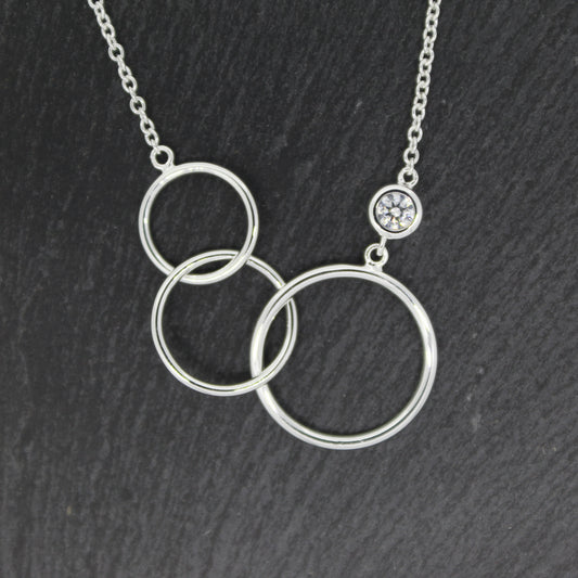 Silver Circle Necklace