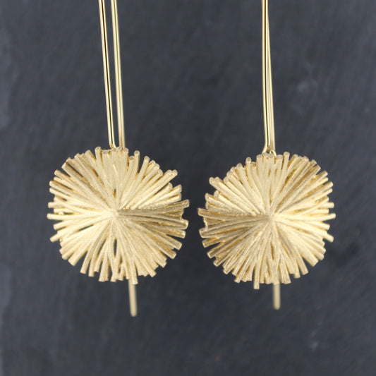 Sun Burst Drop Earring