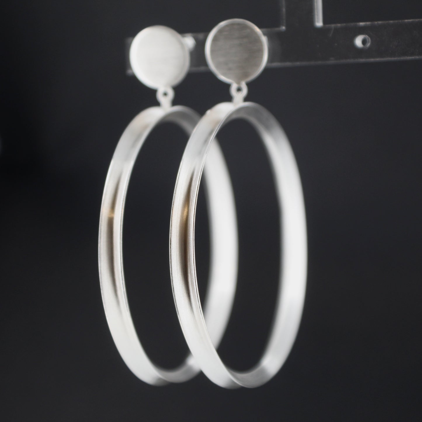 Silver Hoop Earrings