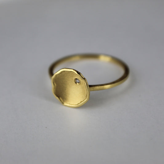 Gold Diamond Ring