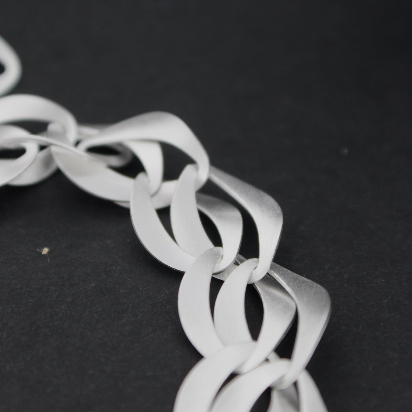 Silver Twine Twist Necklace