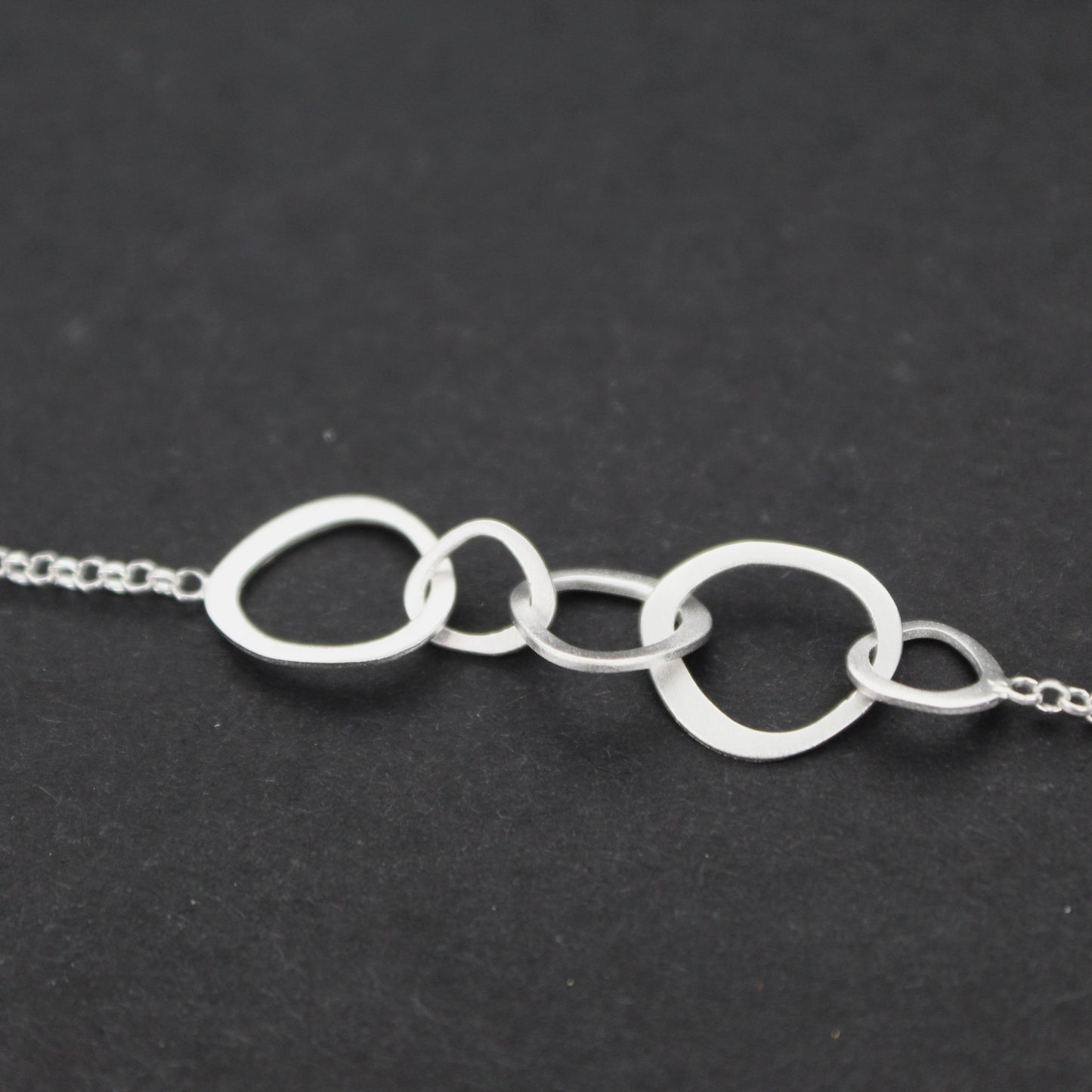 Silver Circles Necklace