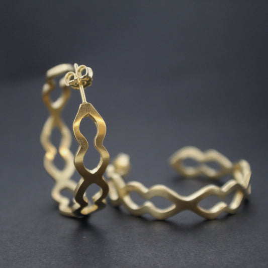 Wiggle Hoop Earrings