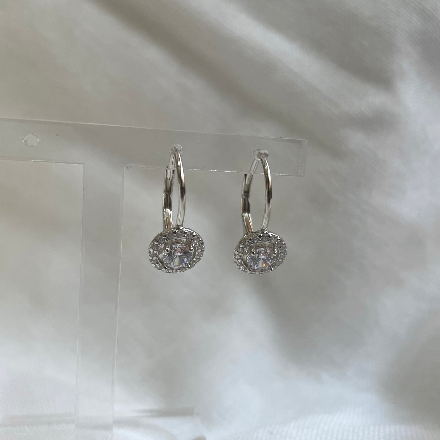 Round Drop Earrings