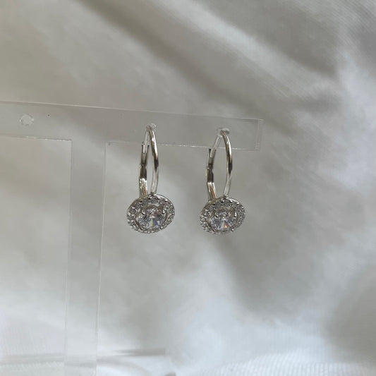Round Drop Earrings