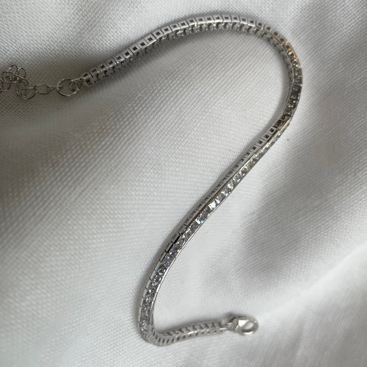 Channel Set Tennis Bracelet