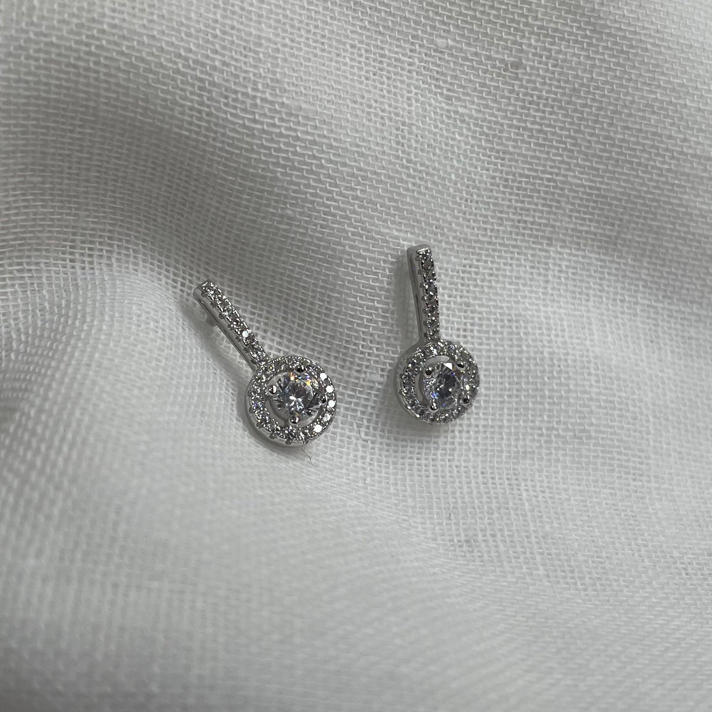 Drop Circle Earrings