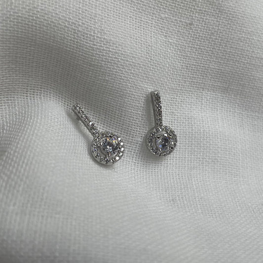 Drop Circle Earrings