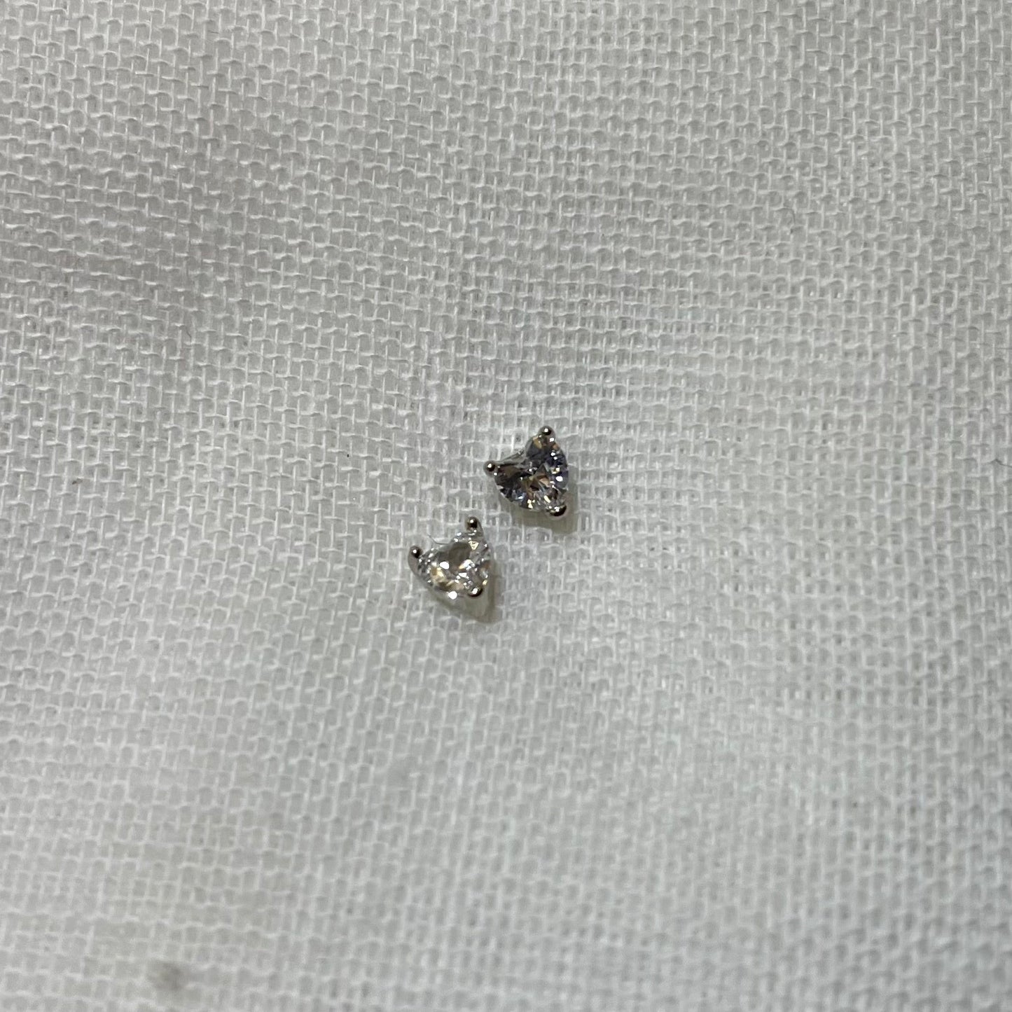 3mm Heart Studs