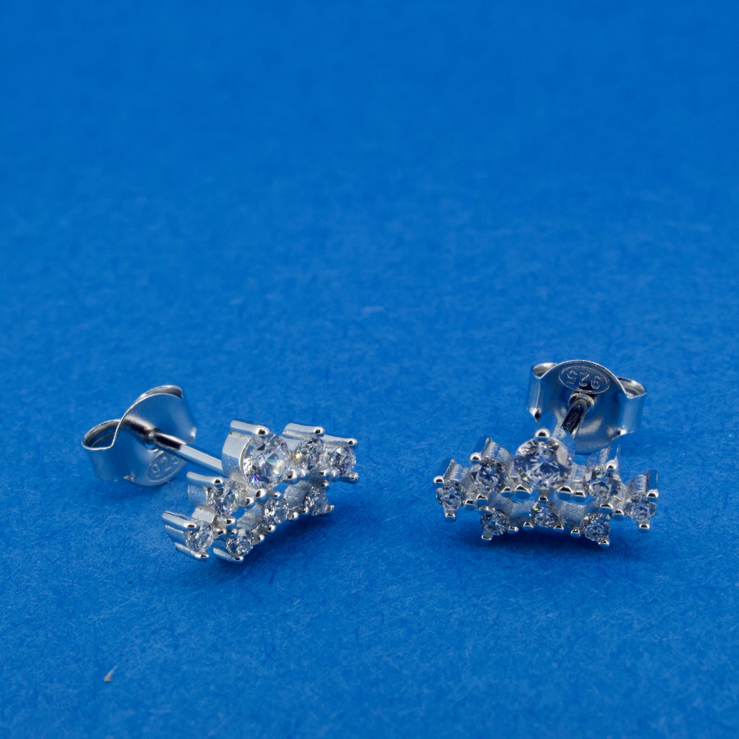 CZ Crown Studs