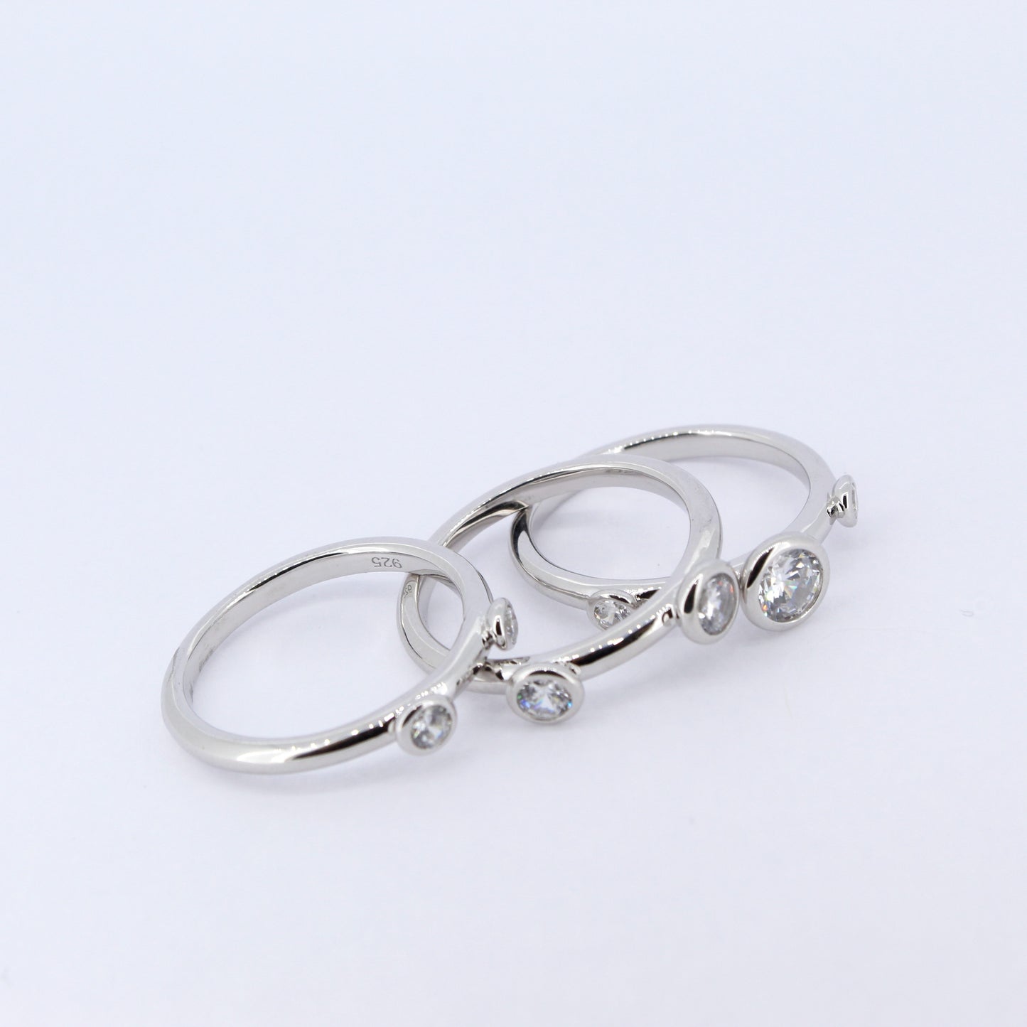 Silver Stacking Rings