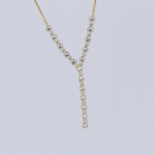 Y Shaped Drop Necklace