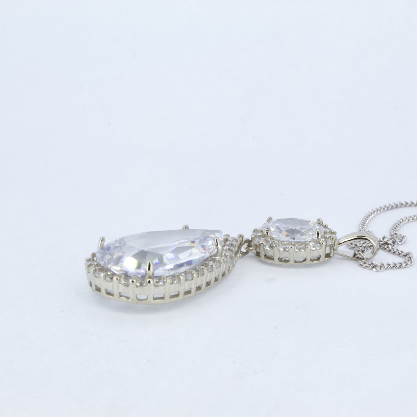 Large CZ Pendant