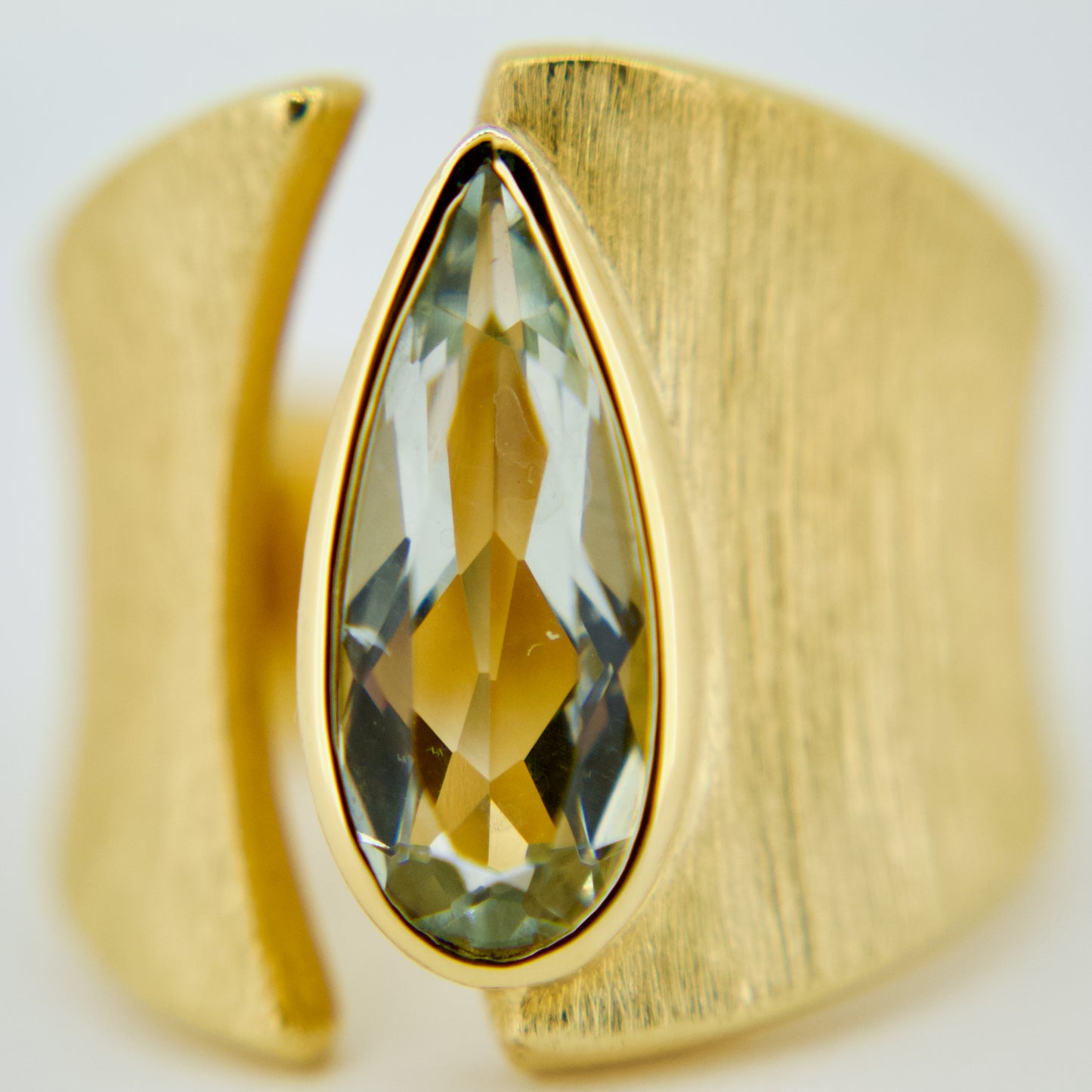 Green Amethyst Ring