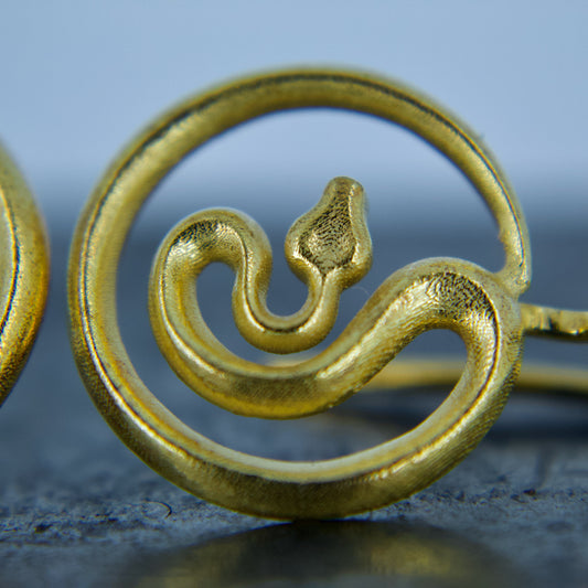 'Schlange' - Snake Drop Earrings