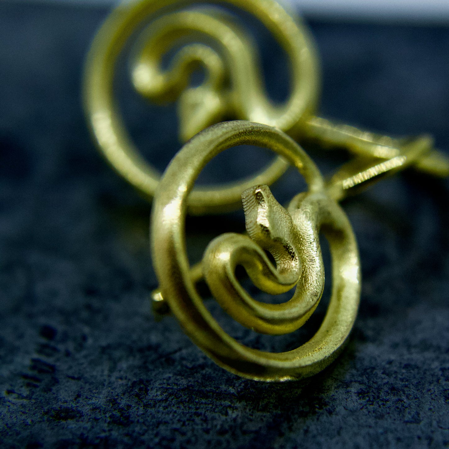 'Schlange' - Snake Drop Earrings