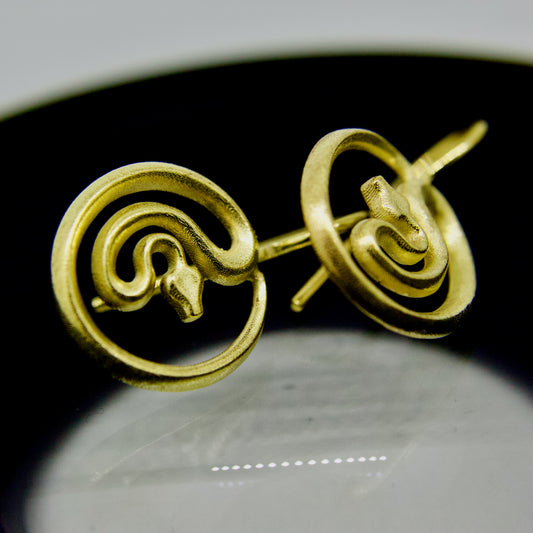'Schlange' - Snake Drop Earrings