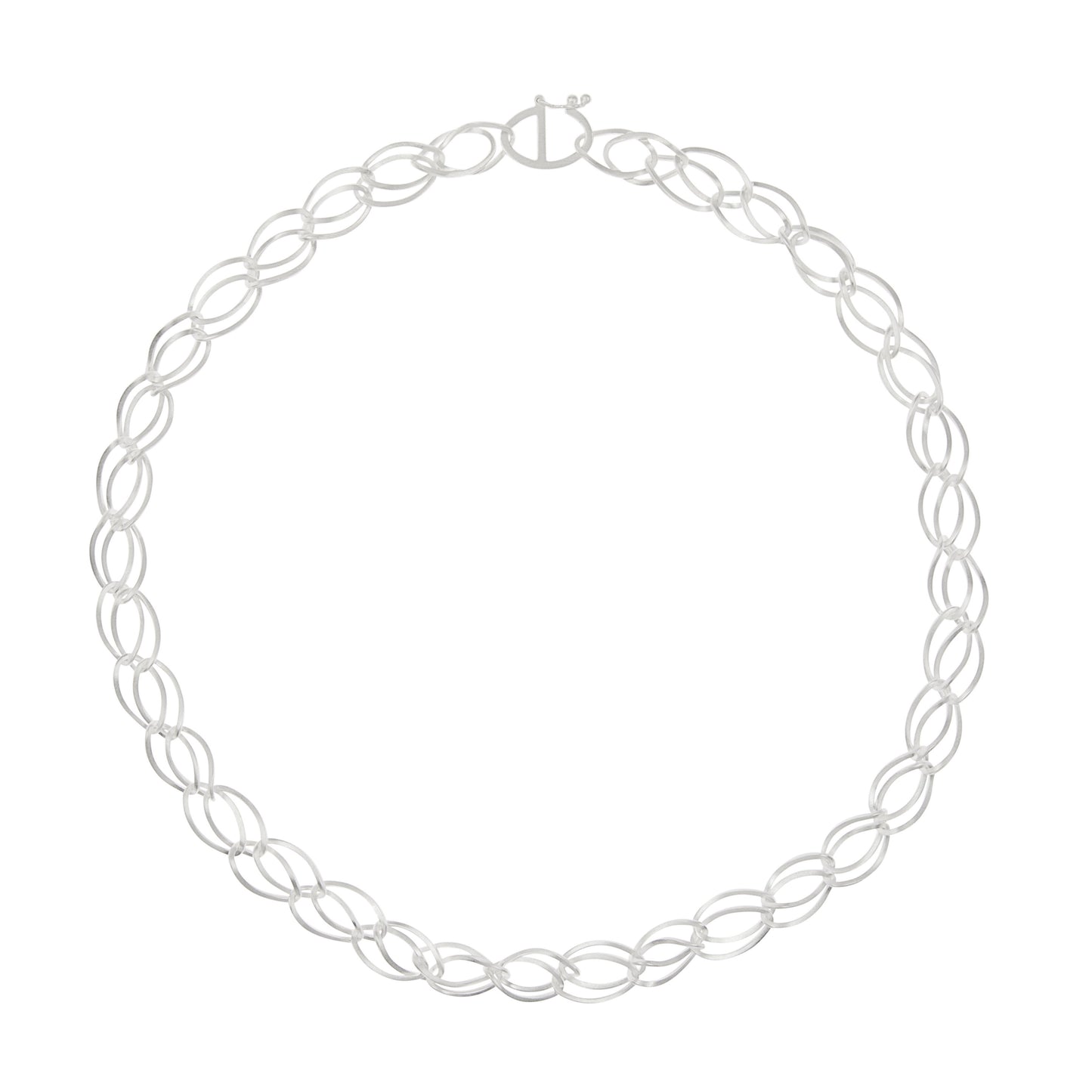 Polished Silver Necklace