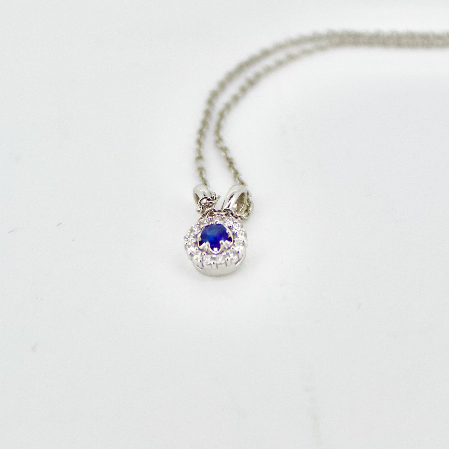 Sapphire & Diamond Pendant