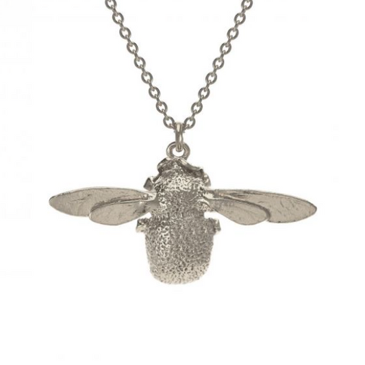 Bumblebee Necklace Silver