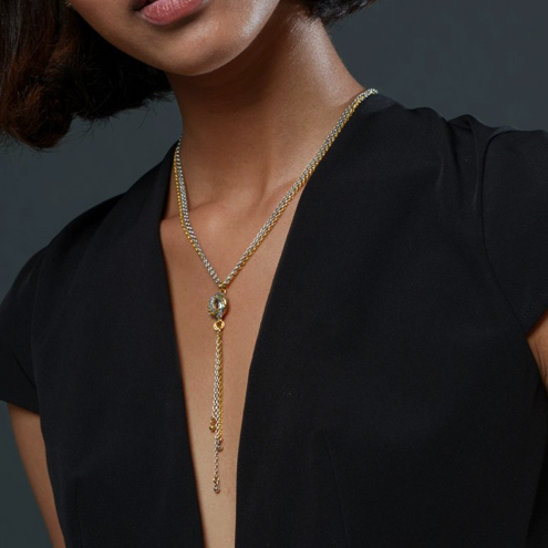 16" Fine Mini Loveknot Necklace