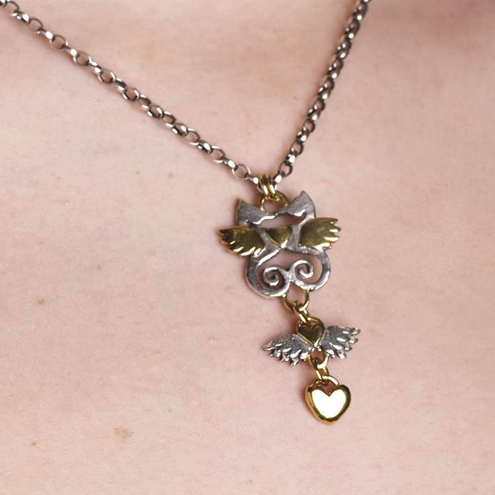 Kissing Seahorse Necklace