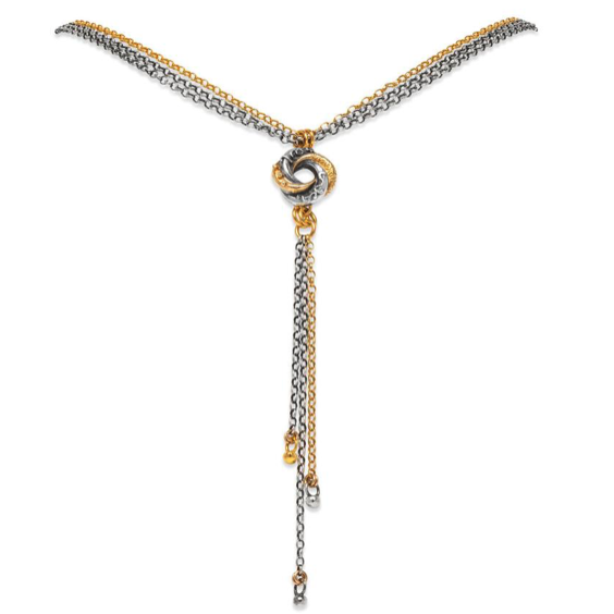 18" Fine Mini Loveknot Necklace