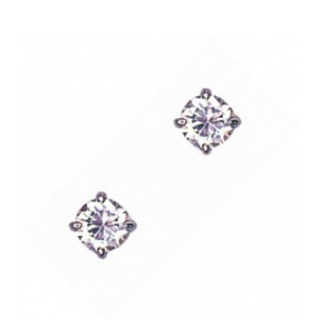 Round 5mm CZ Studs