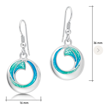 Atlantic Breaker Drop Earrings